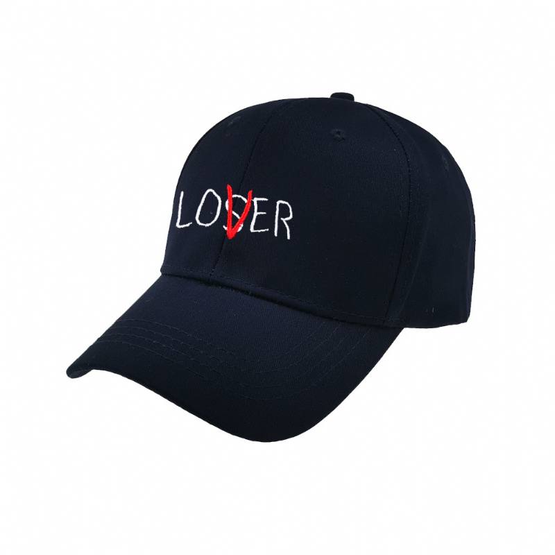 Loser Letter Embroidery Baseball-hattu