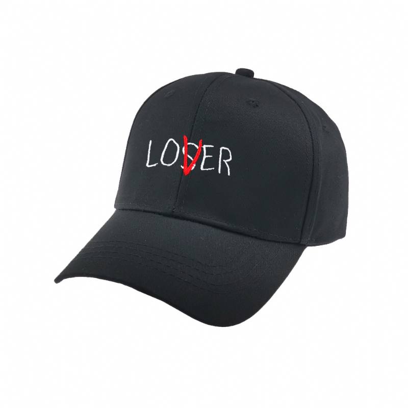 Loser Letter Embroidery Baseball-hattu