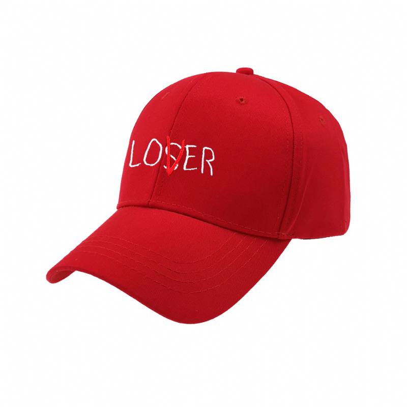 Loser Letter Embroidery Baseball-hattu