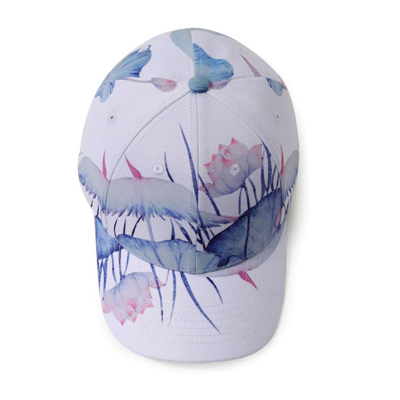 Lotus Painatus Graffiti Baseball Caps Outdoor Visor Hat