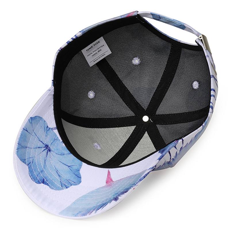 Lotus Painatus Graffiti Baseball Caps Outdoor Visor Hat