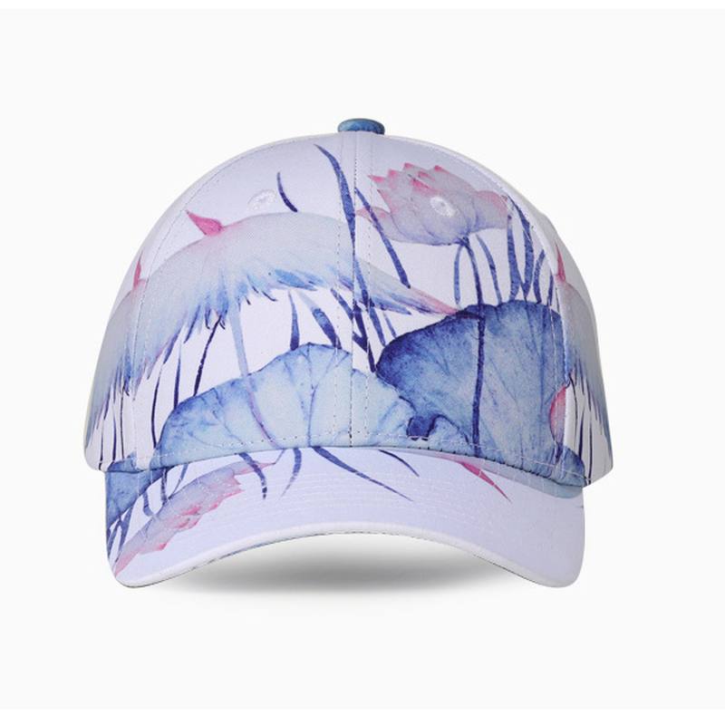 Lotus Painatus Graffiti Baseball Caps Outdoor Visor Hat