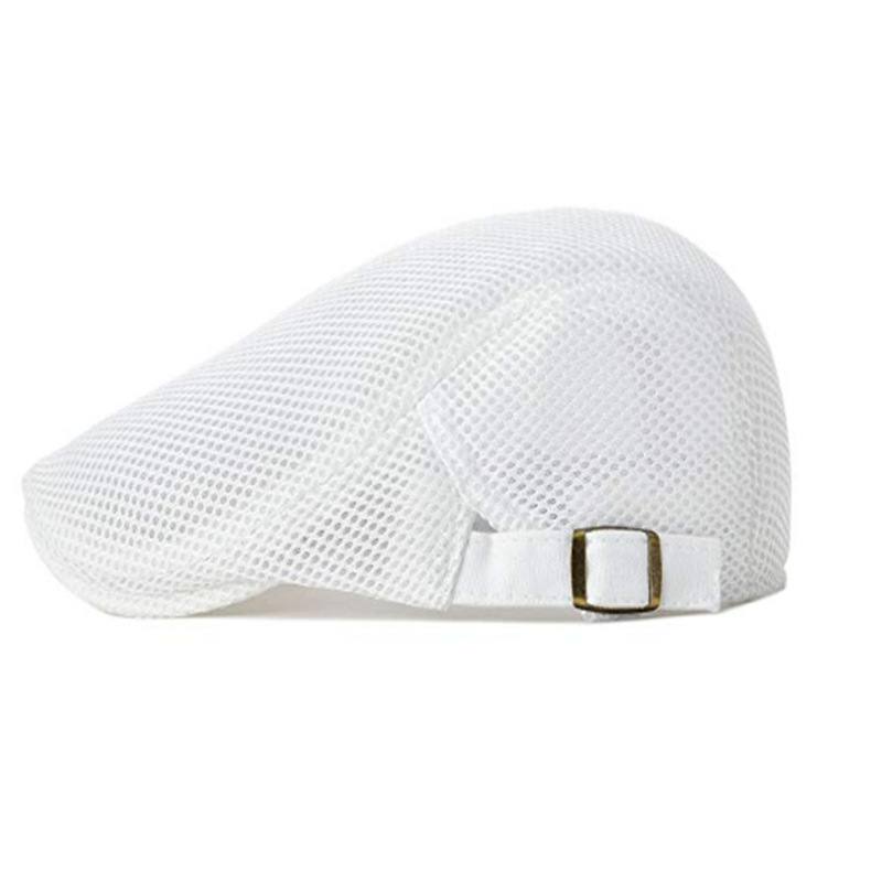 Mesh Säädettävä Newsboy Beret Ivy Flat Cap