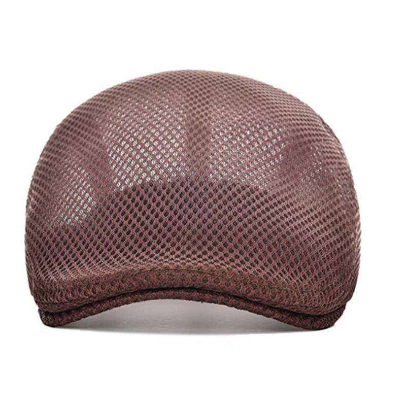 Mesh Säädettävä Newsboy Beret Ivy Flat Cap