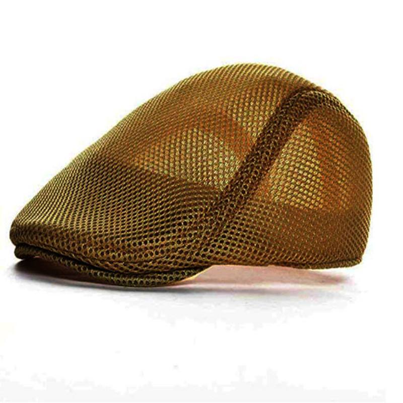 Mesh Säädettävä Newsboy Beret Ivy Flat Cap