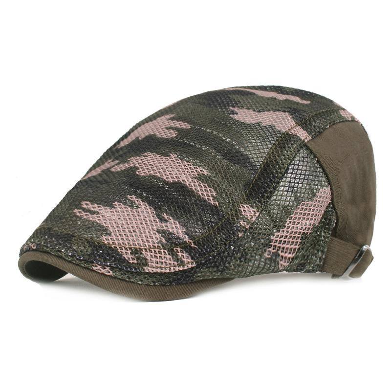 Mesh Summer Camouflage Mesh Beretti