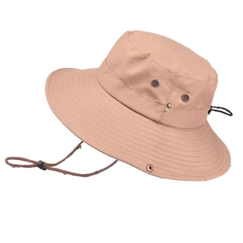 Miehet Naiset Summer Visor Bucket Hat Fisherman Hat Outdoor Kiipeily Hengittävä Aurinkosuojalippis