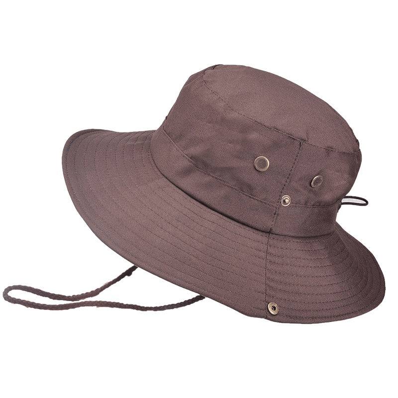 Miehet Naiset Summer Visor Bucket Hat Fisherman Hat Outdoor Kiipeily Hengittävä Aurinkosuojalippis