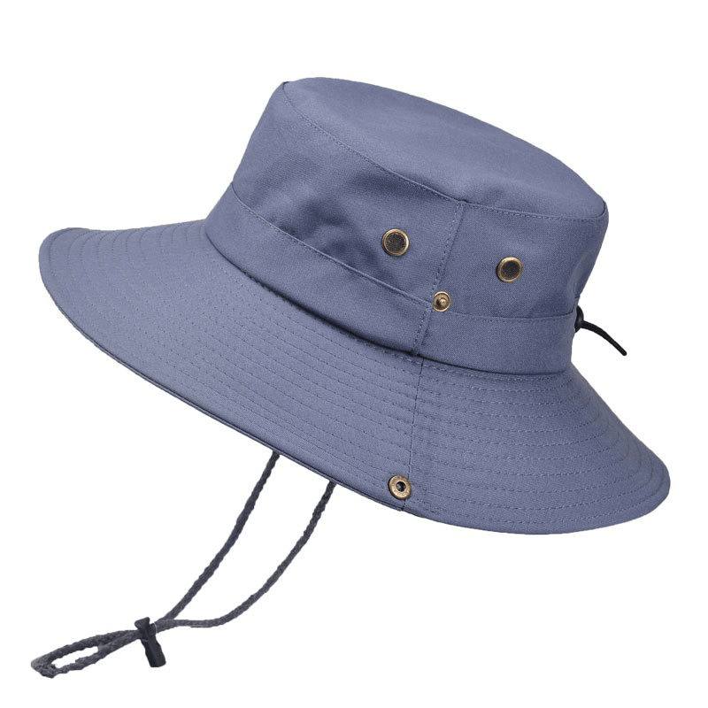 Miehet Naiset Summer Visor Bucket Hat Fisherman Hat Outdoor Kiipeily Hengittävä Aurinkosuojalippis