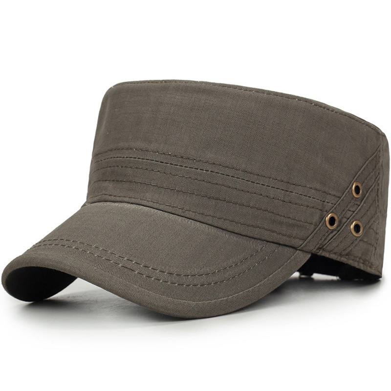 Miehet Naiset Vogue Cotton Solid Color Flat Cap