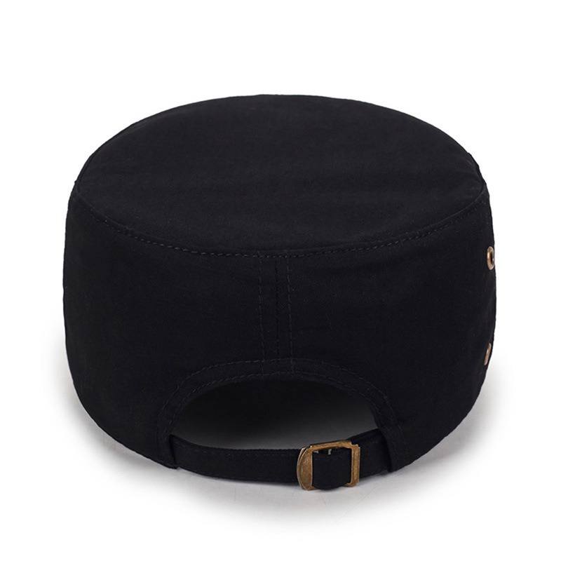 Miehet Naiset Vogue Cotton Solid Color Flat Cap