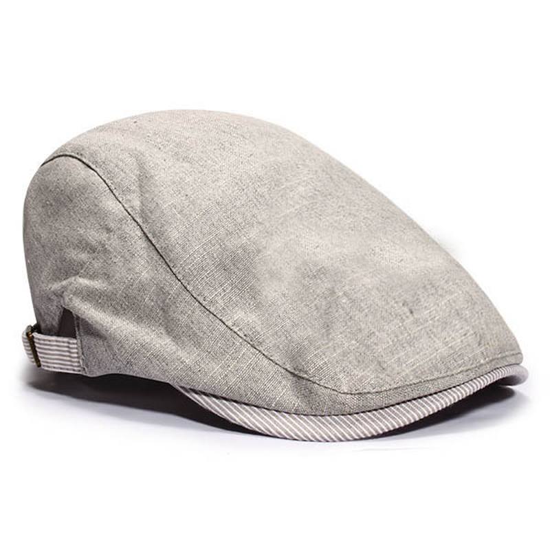 Miesten Baretti Retro-puuvillavisiiri Gorras Planas Baretti Caps Cabbie Ivy Cap