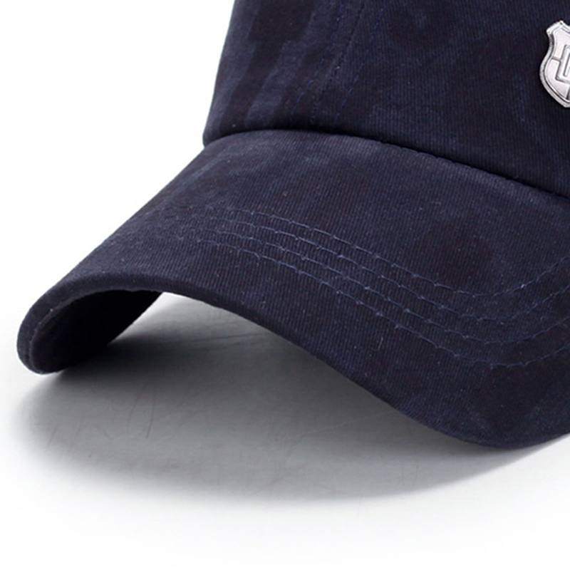 Miesten Cotton Letter Baseball Caps Talven Lämmin Ulkona Säädettävät Urheilulippikset