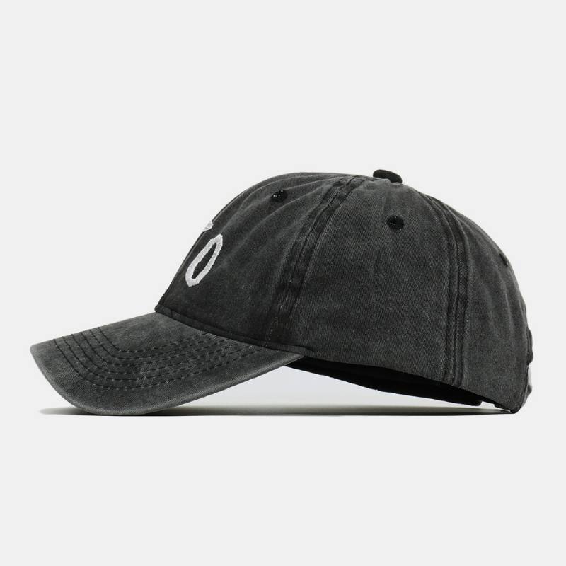 Miesten Cotton Letter Xo Brodeerattu Twill Cap Outdoor Wild Säädettävä Suncreen Baseball Lippalakki