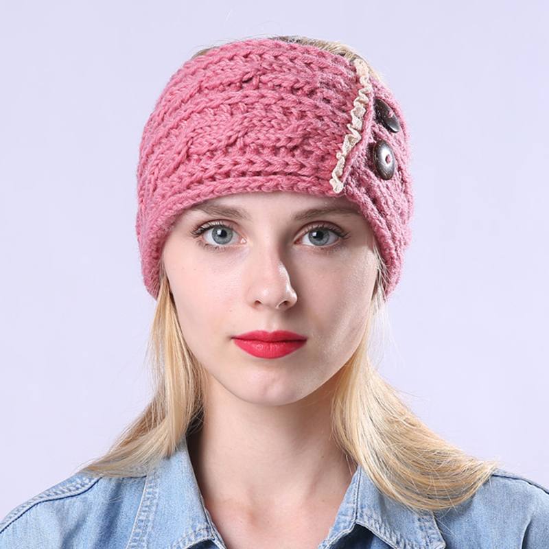 Naisten Talvisuojat Ponytail Knit Pipo Caps