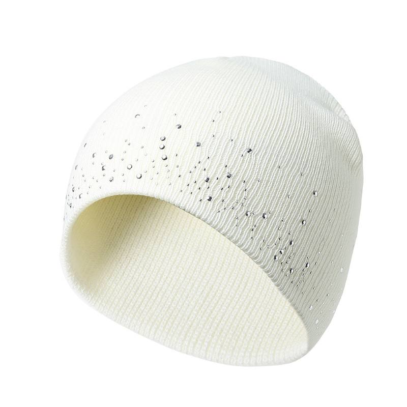 Naisten Vintage Knit Double Layers Kuulosuojaimet Pipo Cap