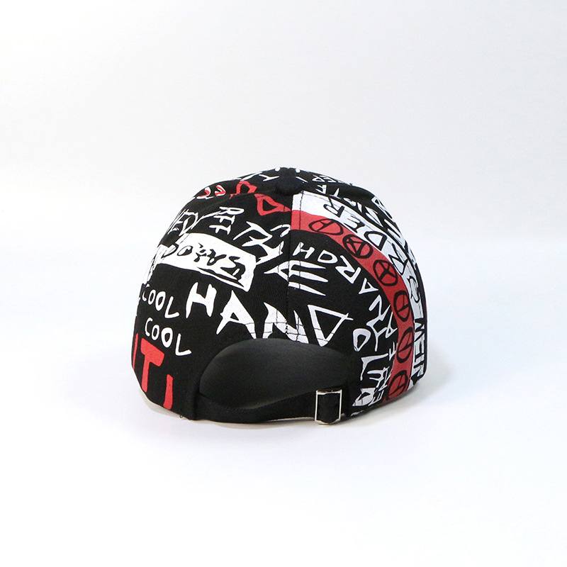 New Style Hat Graffiti Baseball Cap Outdoor Varjostin Auringonsuoja Lippalakki Trendikäs Hip Hop Hattu Oem