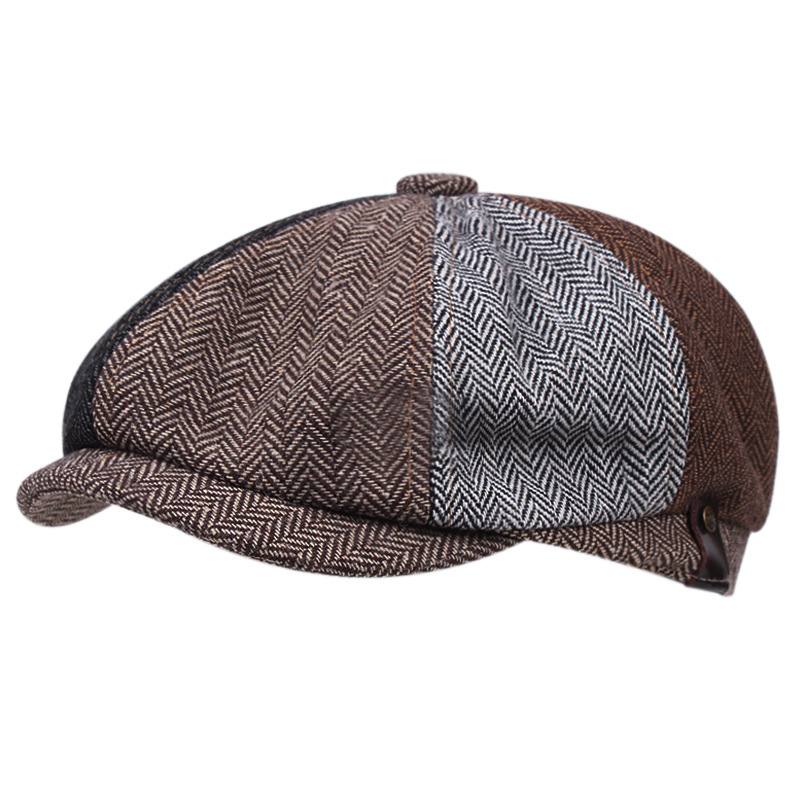 Outdoor Leisure British Big Head Retro Newsboy Beret