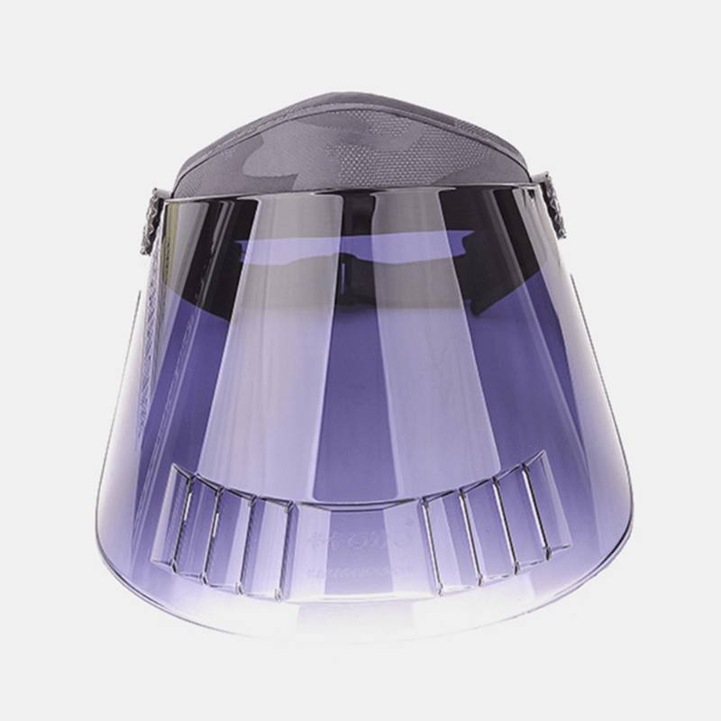 Säädettävä Anti-uv Big Brim Cover Face Hat Aurinkohattu Tyhjä Silinteri