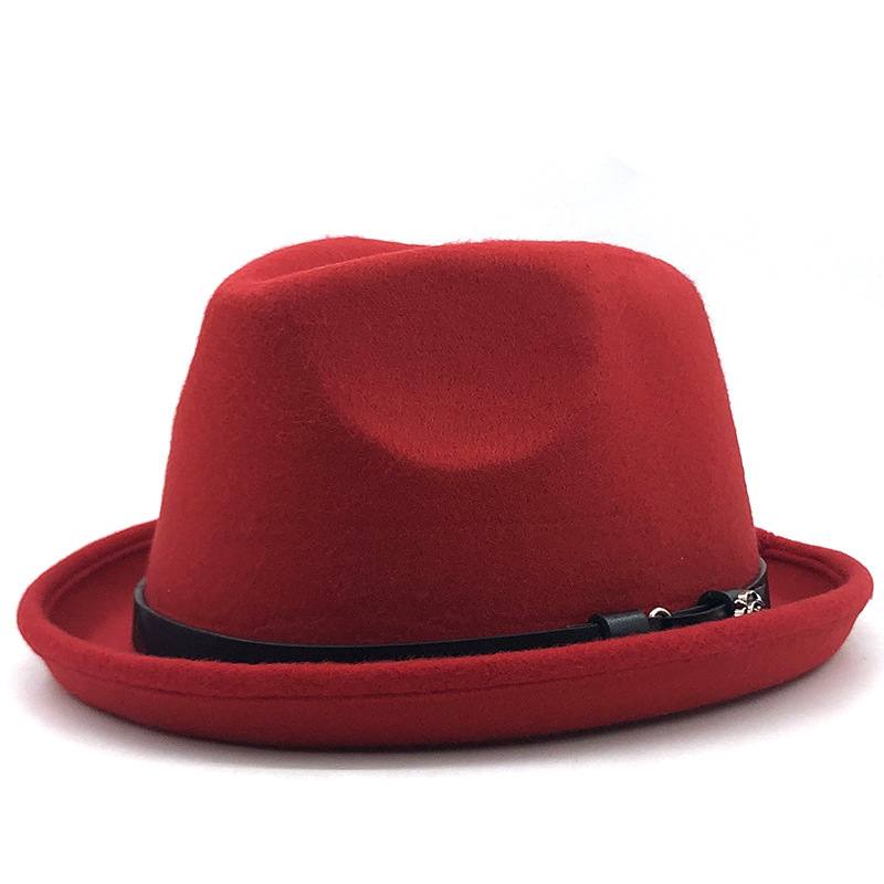 Top Hat Belt Solki Musta Villainen Hattu Mies British Jazz Hat Jäljitelmä Villa