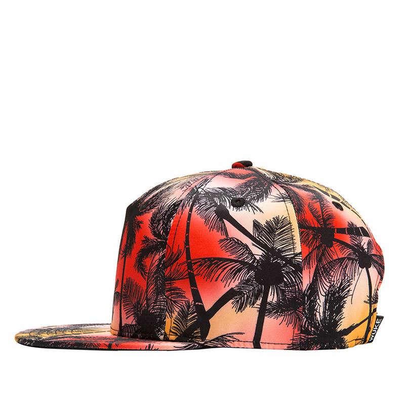 Trooppinen Tuuli Coconut Flat Hat Leaf Hip Hop Hat Lippalakki