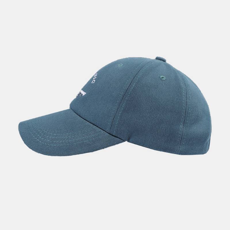 Unisex-kirjaimet Kirjonta Baseball-hatut Puuvilla Pieni Kalakuvio Yksinkertainen Aurinkovoide Ivy Cap