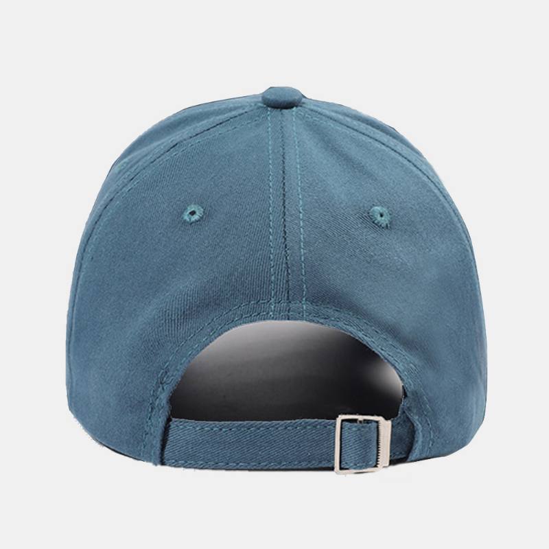 Unisex-kirjaimet Kirjonta Baseball-hatut Puuvilla Pieni Kalakuvio Yksinkertainen Aurinkovoide Ivy Cap