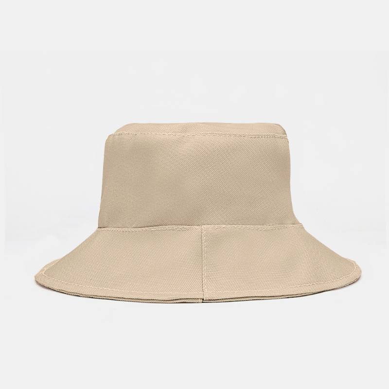 Unisex Plain Poker Pattern Bucket Hat Rento Villi Taitettava Aurinkovarjo Rantahattu