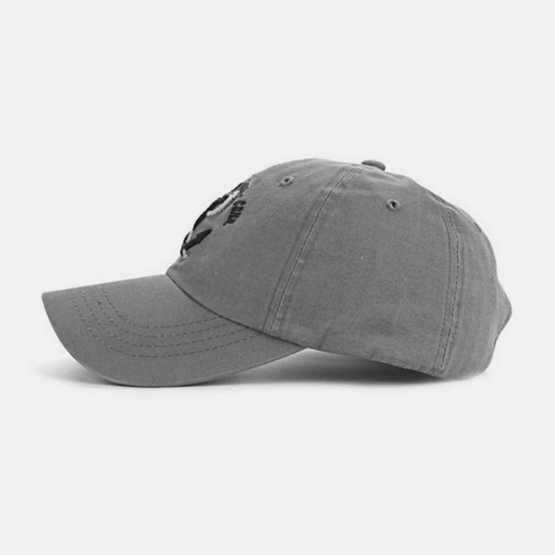 Unisex Rento Säädettävä Lippalakki Veneankkuri Kirjonta Ulkona Ivy Cap Baseball Hatut