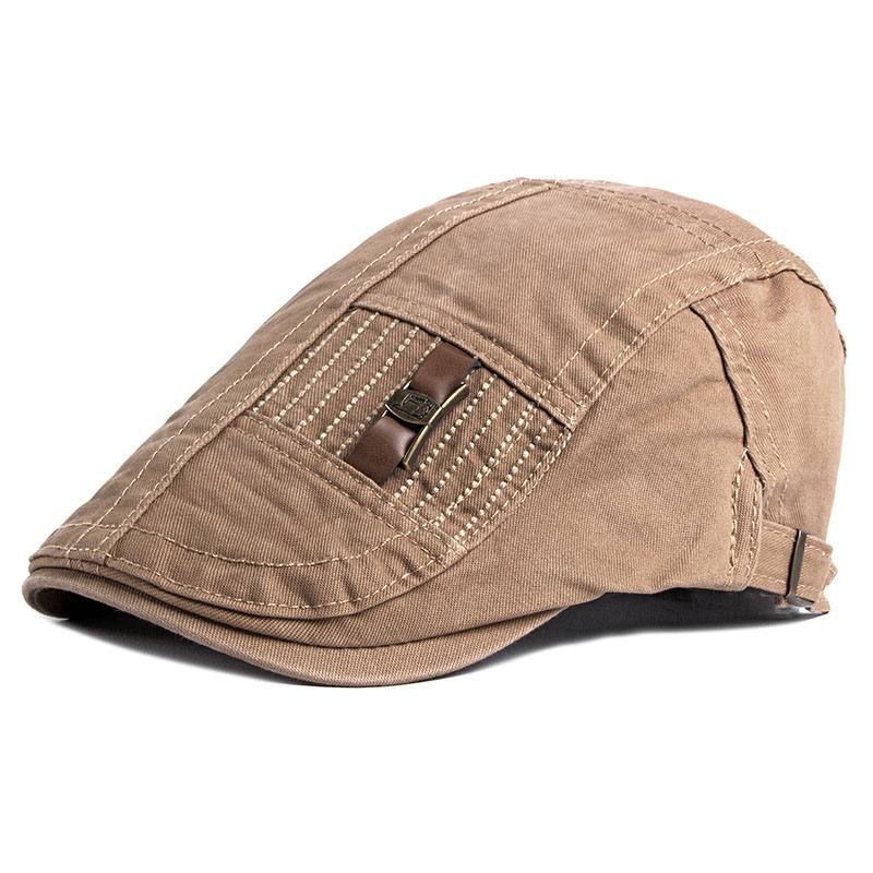 Unisex-säädettävä Maalari Baret Caps Classic Newsboy Cabbie Hat