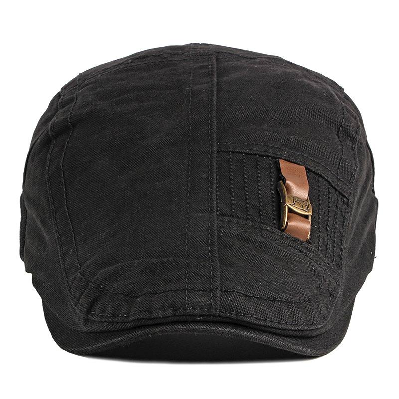 Unisex-säädettävä Maalari Baret Caps Classic Newsboy Cabbie Hat