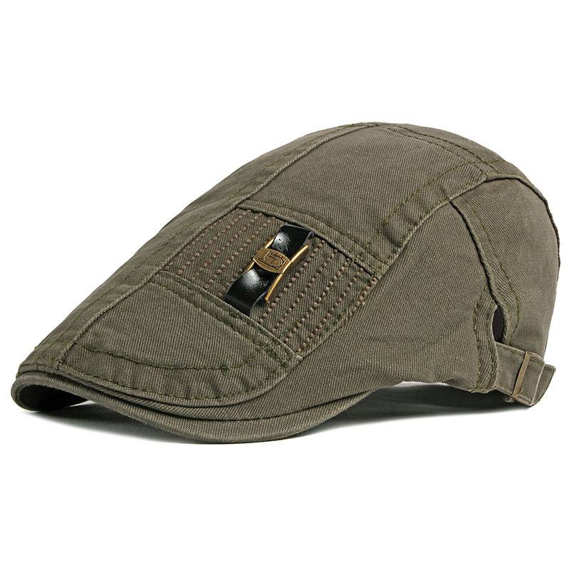 Unisex-säädettävä Maalari Baret Caps Classic Newsboy Cabbie Hat