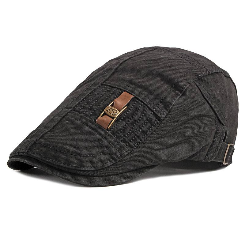 Unisex-säädettävä Maalari Baret Caps Classic Newsboy Cabbie Hat