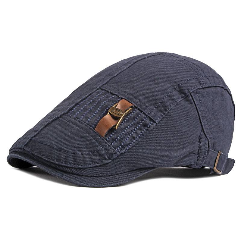 Unisex-säädettävä Maalari Baret Caps Classic Newsboy Cabbie Hat