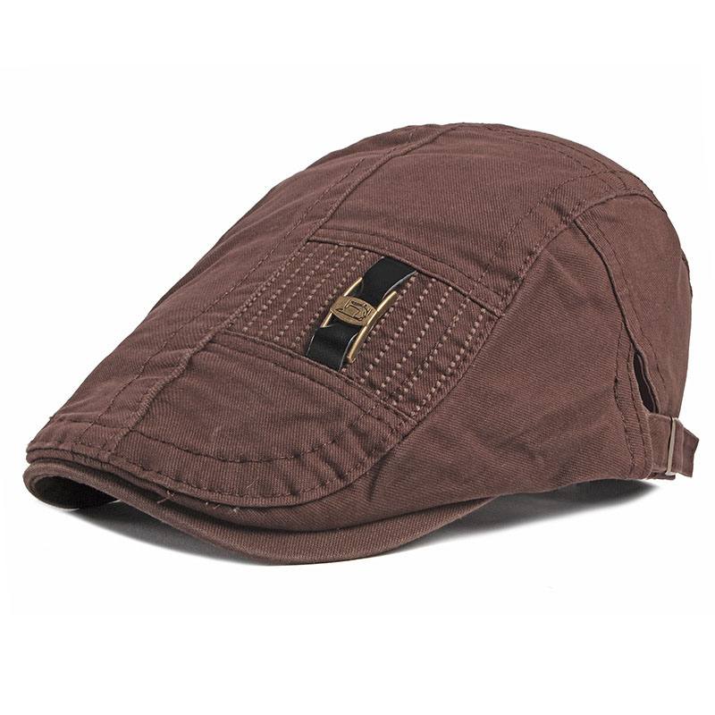 Unisex-säädettävä Maalari Baret Caps Classic Newsboy Cabbie Hat