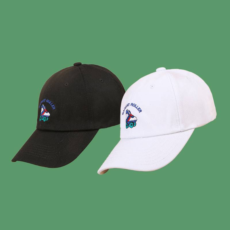 Unisex Simple Rento Letters Sarjakuva Skate Kengät Kirjonta All Match Sun Protection Baseball Caps Twill Cap