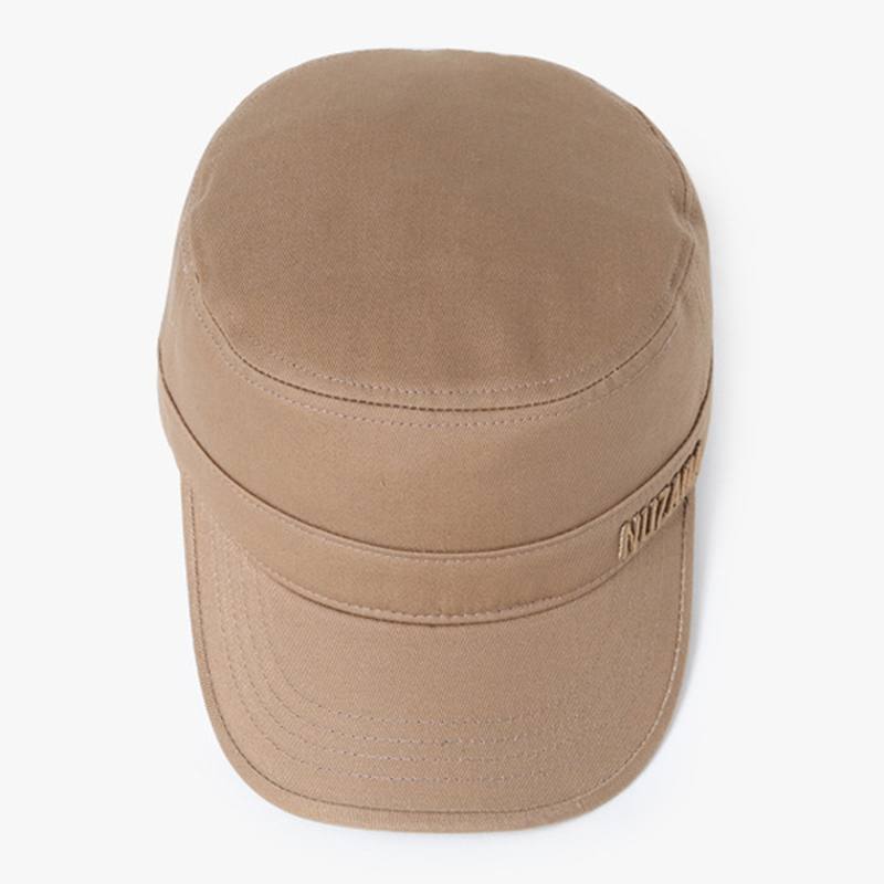 Unisex Solid Säädettävä Peaked Cap Vapaa-ajan Visiiri Eteenpäin Flat Hat