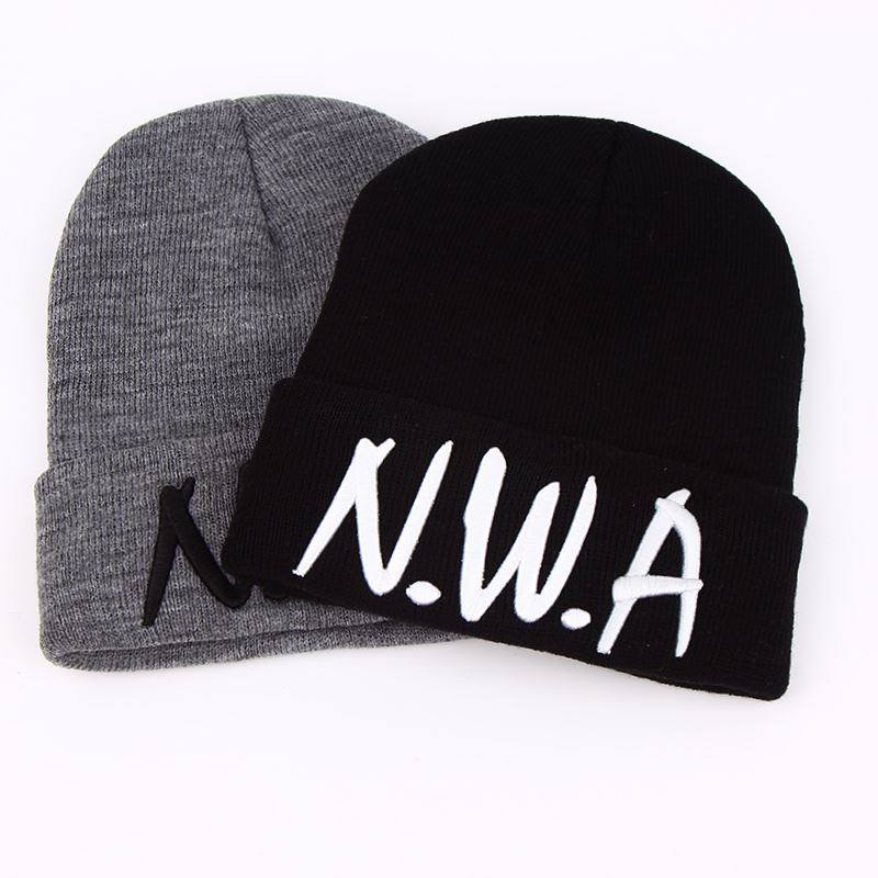 Uudet Skullies Beanies Gangsta Nwa Neulotut Talvihatut