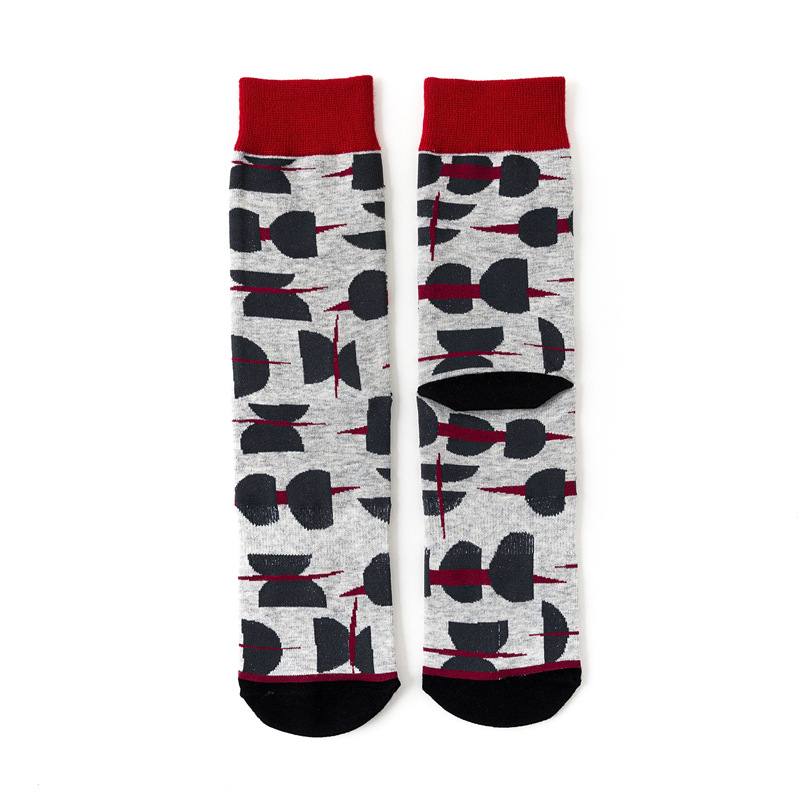 Creative Contrast Color Cotton Socks Personality Four Seasons -sukat