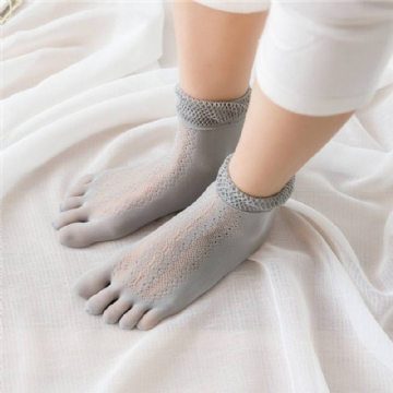 Naisten Mesh Imukykyiset Sweat Five Toe -sukat