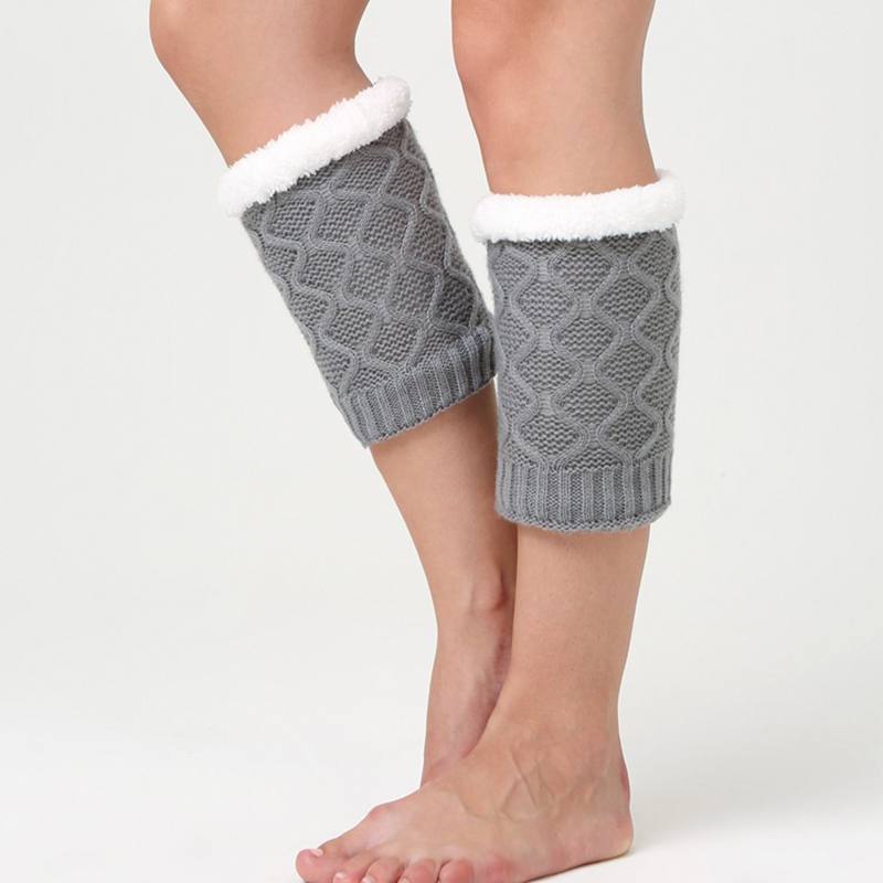 Unisex Winter Leg Warmer Thicken Fleece Liner Pads Sukat