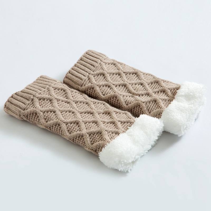 Unisex Winter Leg Warmer Thicken Fleece Liner Pads Sukat